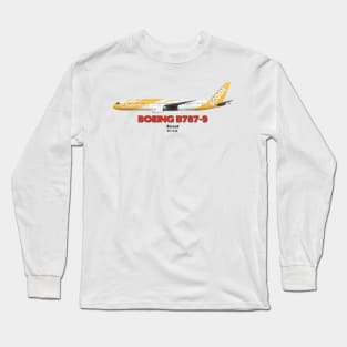 Boeing B787-9 - Scoot Long Sleeve T-Shirt